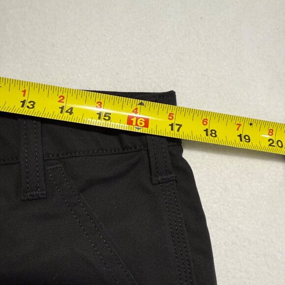 Carhartt Women's Rugged Flex Loose Black Canvas Work Shorts Sz 12 NWT 10" Inseam - Picture 8 of 11